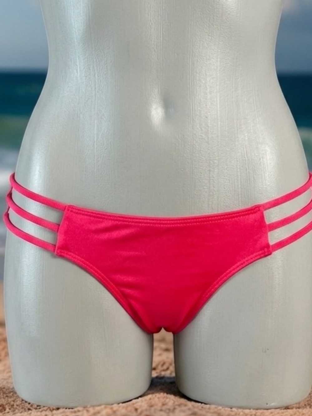 Victoria's Secret The Strappy Bikini In Hot Pink